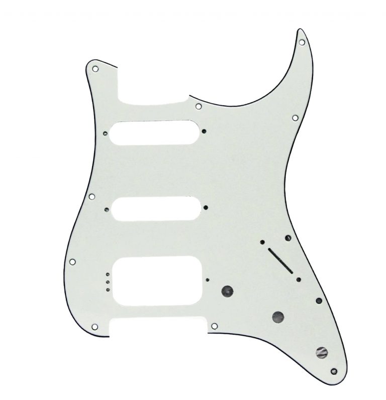 Stratocaster Hss Humbucker Pickguard Scratchplate Guitar Anatomy