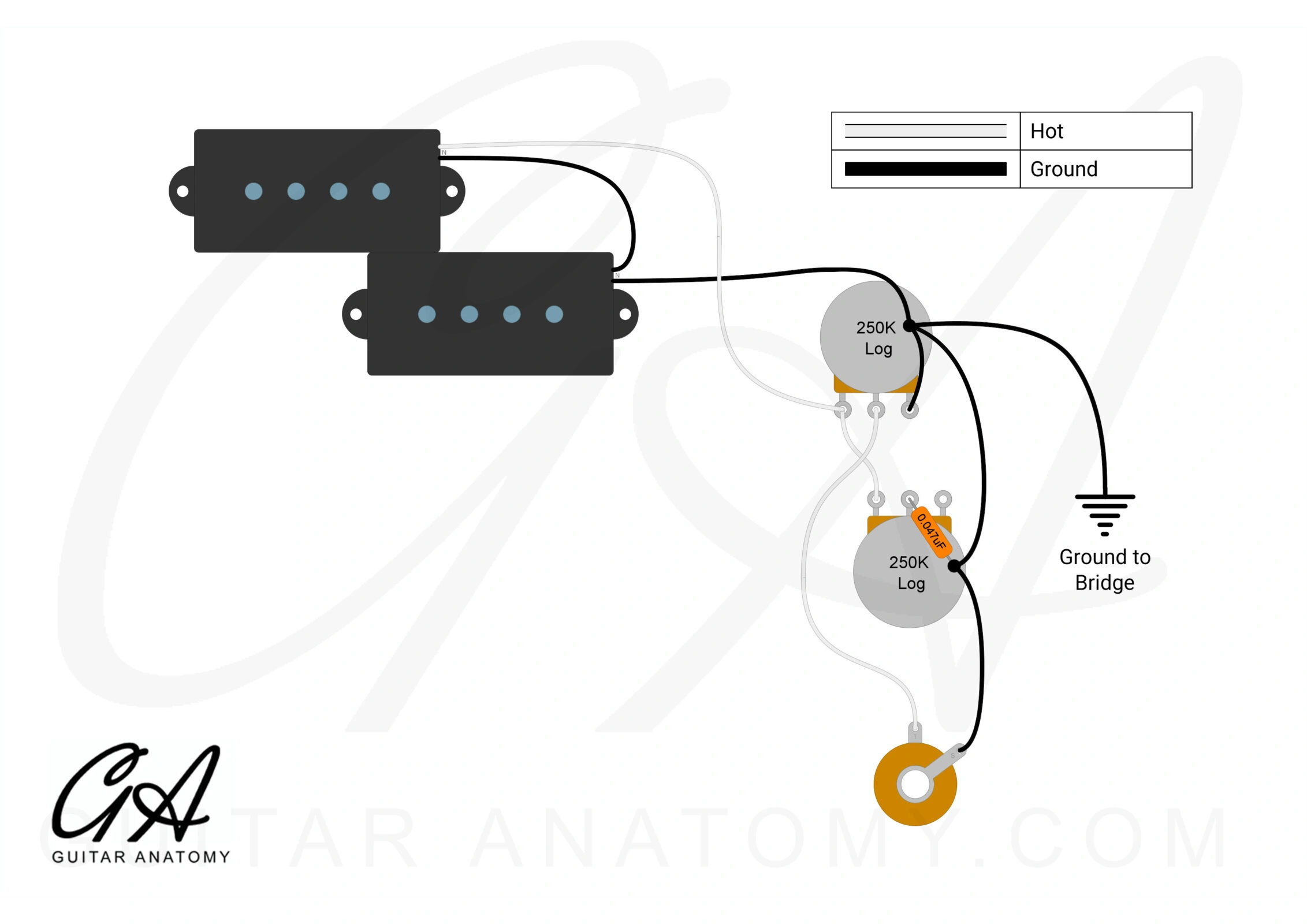 Precision Bass Wiring Diagram - Guitar Anatomy