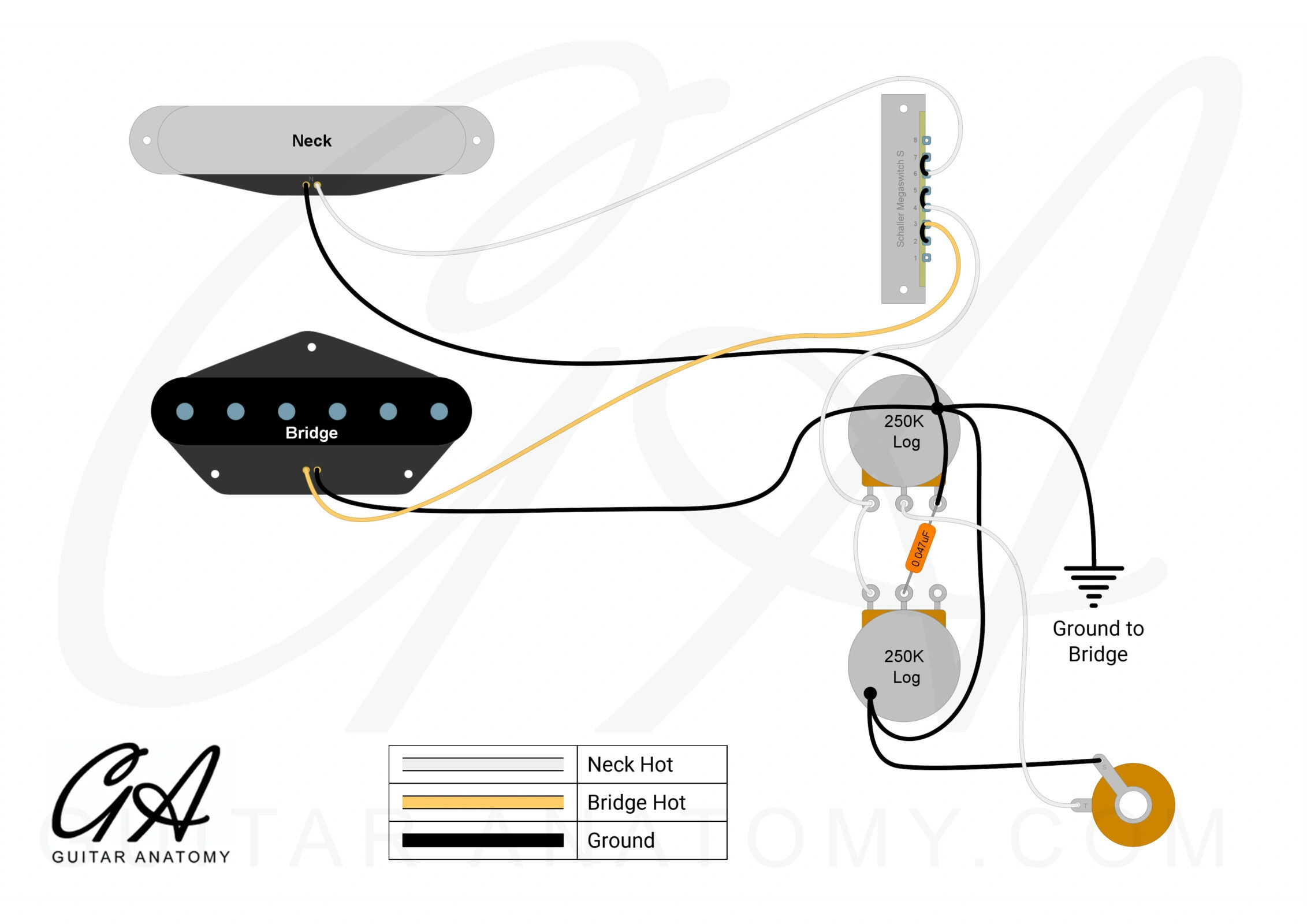 3-way Telecaster Wiring - Guitar Anatomy