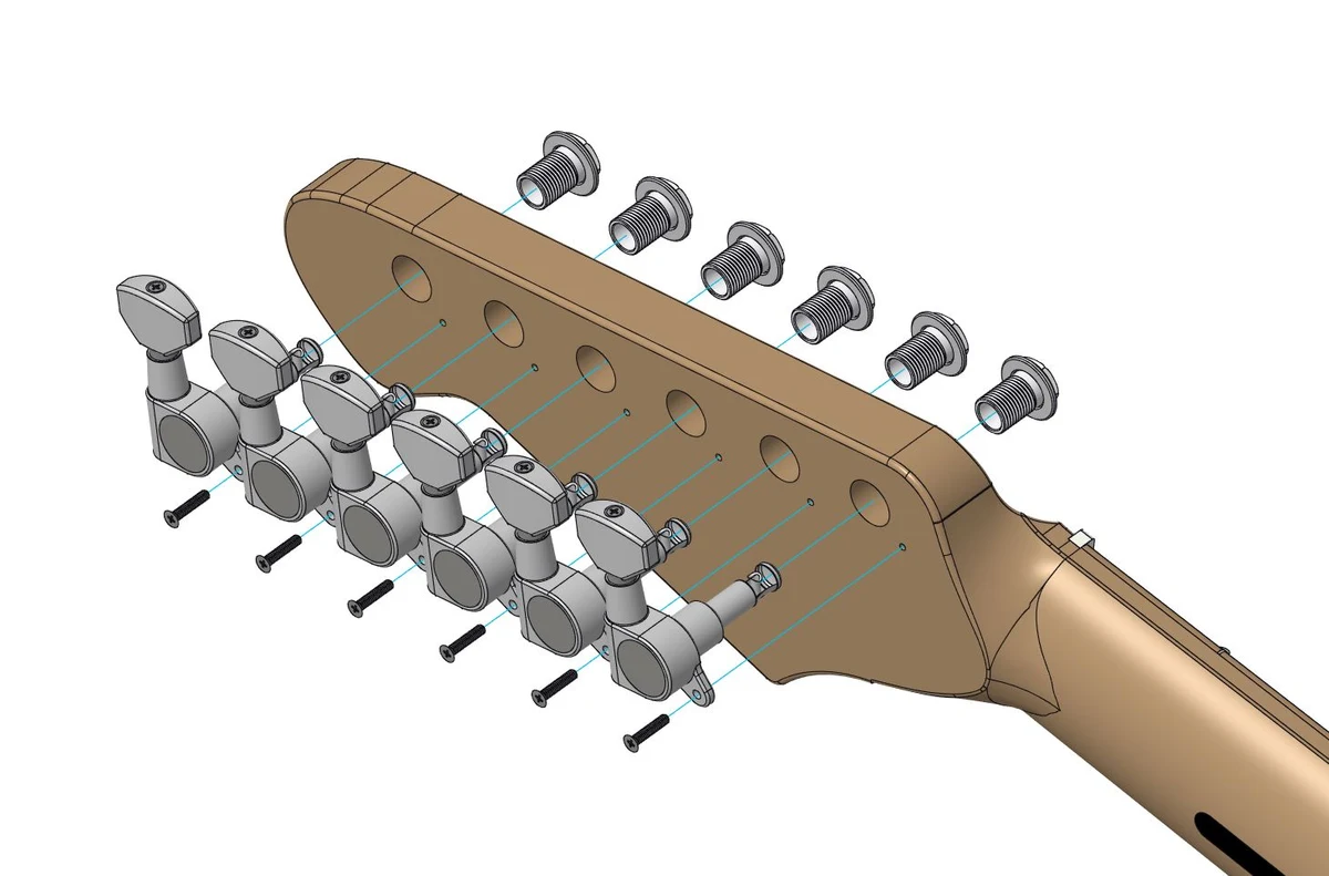 Figure 2A: Machine Head Assembly 1