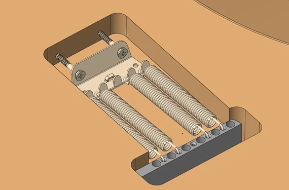 Figure 3B: claw springs fit