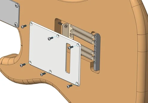 Figure 7B: strat backplate fit