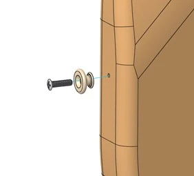 Figure 2D: strat button fit lower