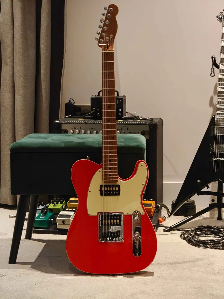Michael’s cherry bound Tele!