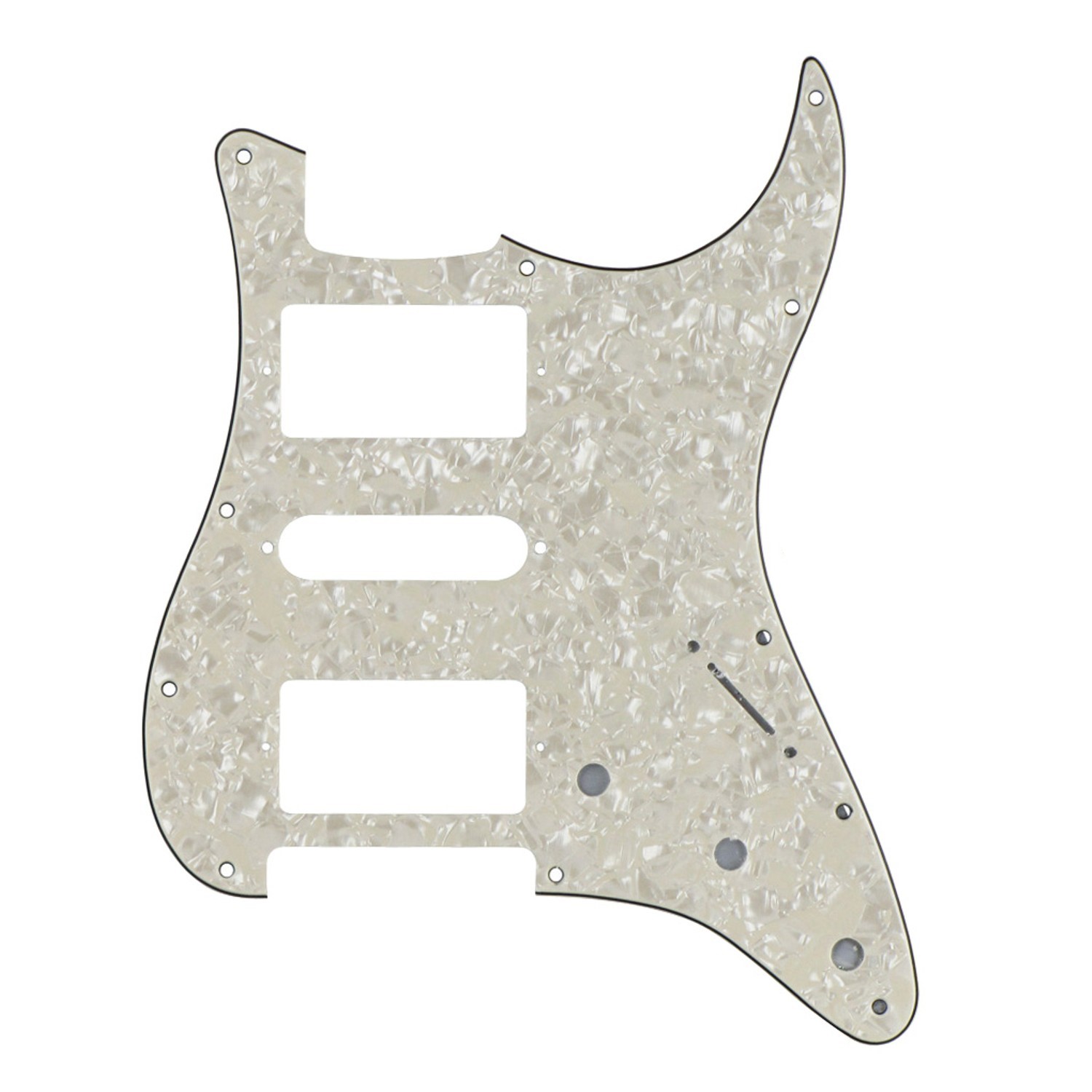 Pickguard Guitare Stratocaster H-S-H B/N/B