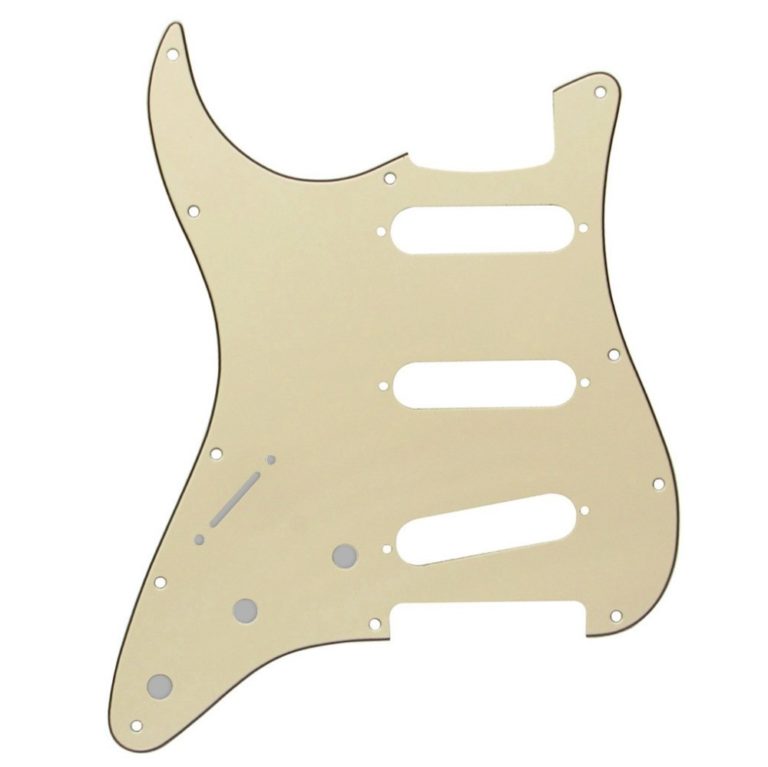 Left handed Strat Pickguard Scratchplate | Guitar Anatomy