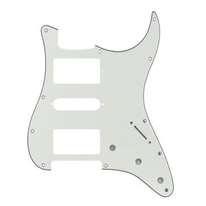 Parchment HSH Humbucker Pickguard by Guitar Anatomy
