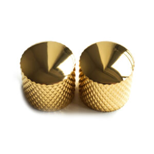 Telecaster Metal Tone and Volume Knobs - Gold