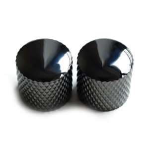 Telecaster Metal Tone and Volume Knobs - Black