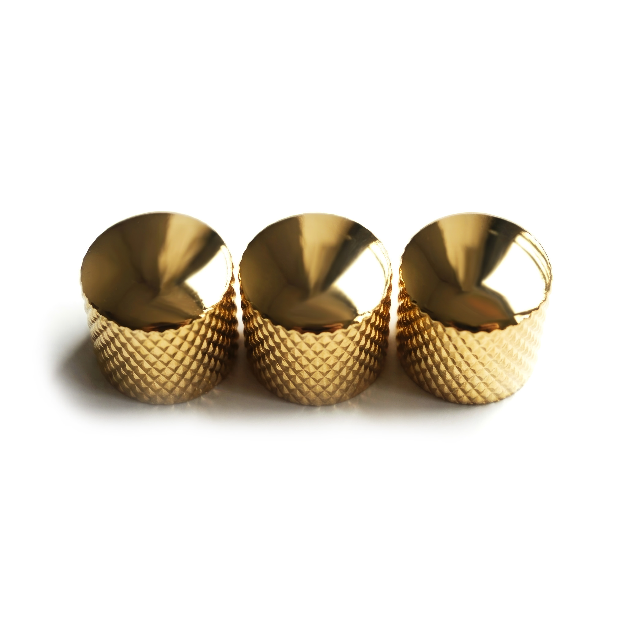 Telecaster Metal Tone and Volume Knobs - Gold