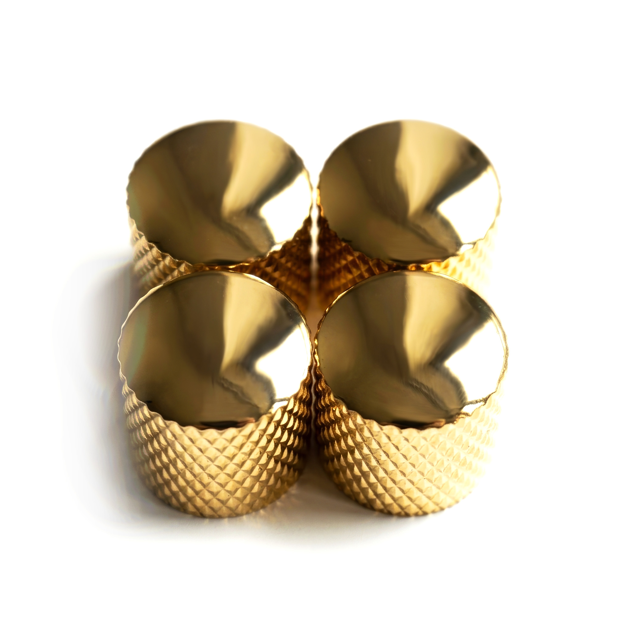 Telecaster Metal Tone and Volume Knobs - Gold