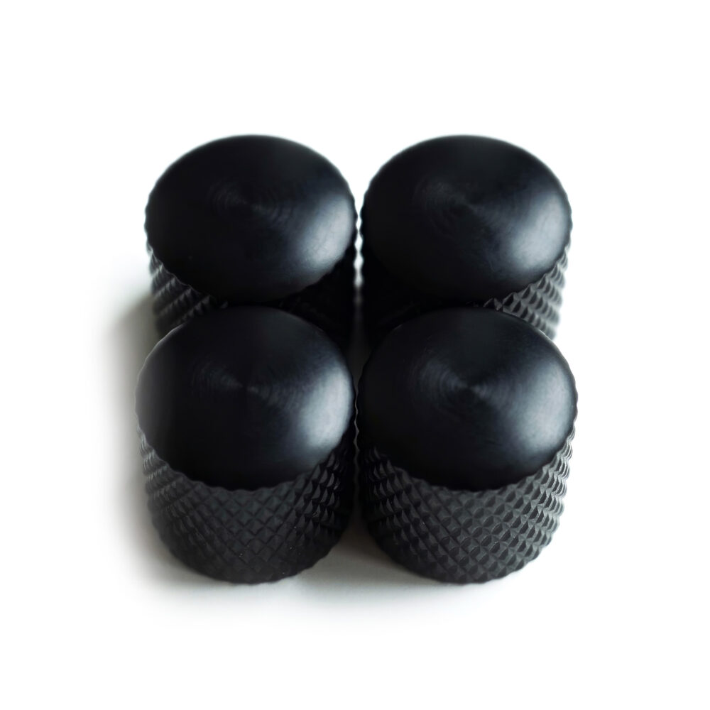 Telecaster Metal Tone and Volume Knobs - Black
