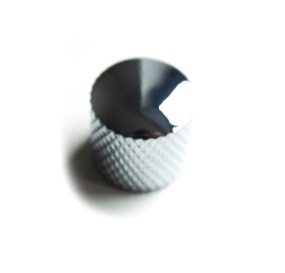 Telecaster Metal Tone and Volume Knobs - Chrome