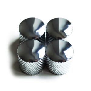 Telecaster Metal Tone and Volume Knobs - Chrome