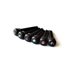 Ebony bridge pins by Guitar Anatomy