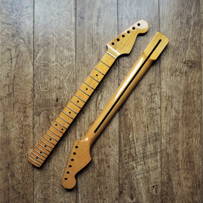 Stratocaster Guitar Neck Jumbo Fret Vintage Gloss Guitar Anatomy | My ...