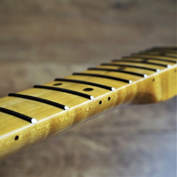 Flame maple guitar neck by Guitar Anatomy