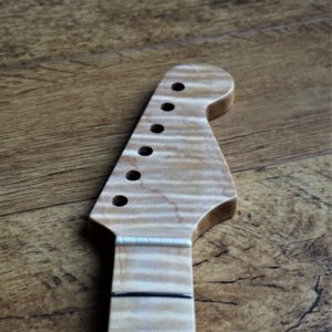 Flame maple guitar neck by Guitar Anatomy