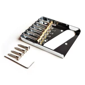 6 saddle Telecaster bridge by Guitar Anatomy
