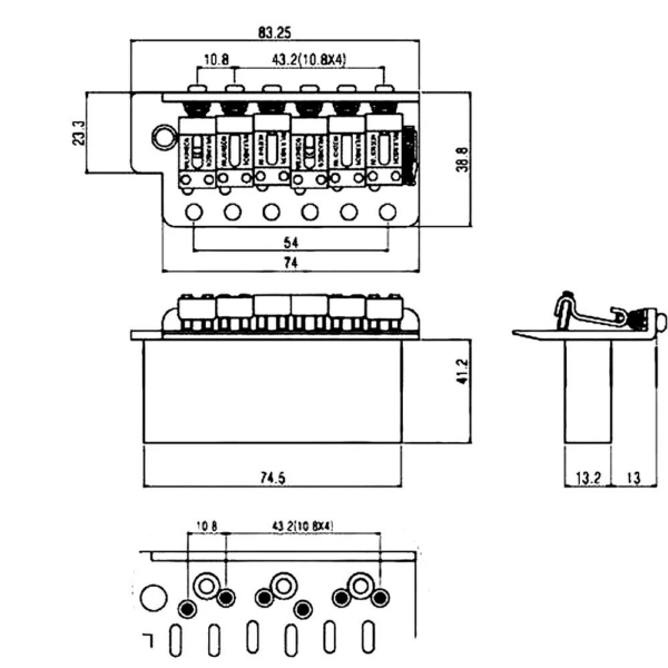 Vintage Fullblock Dimensions