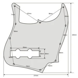 Jazz Bass Scratch Plate