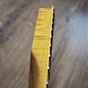 Vintage Flame Maple 22 Fret Neck by Guitar Anatomy