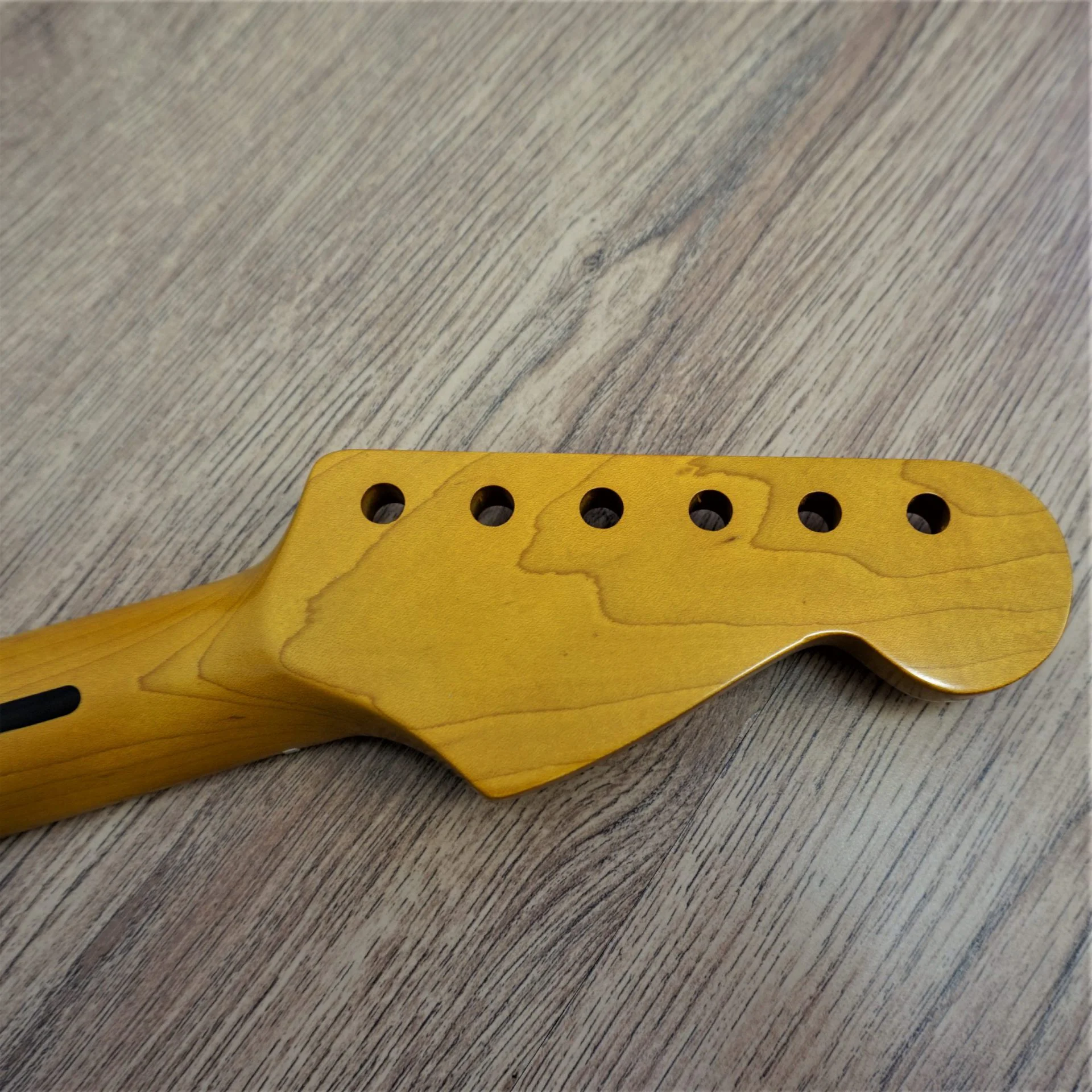 Left Handed Stratocaster Compatible Maple Neck 22 Fret Jumbo Satin Nitro - Image 3