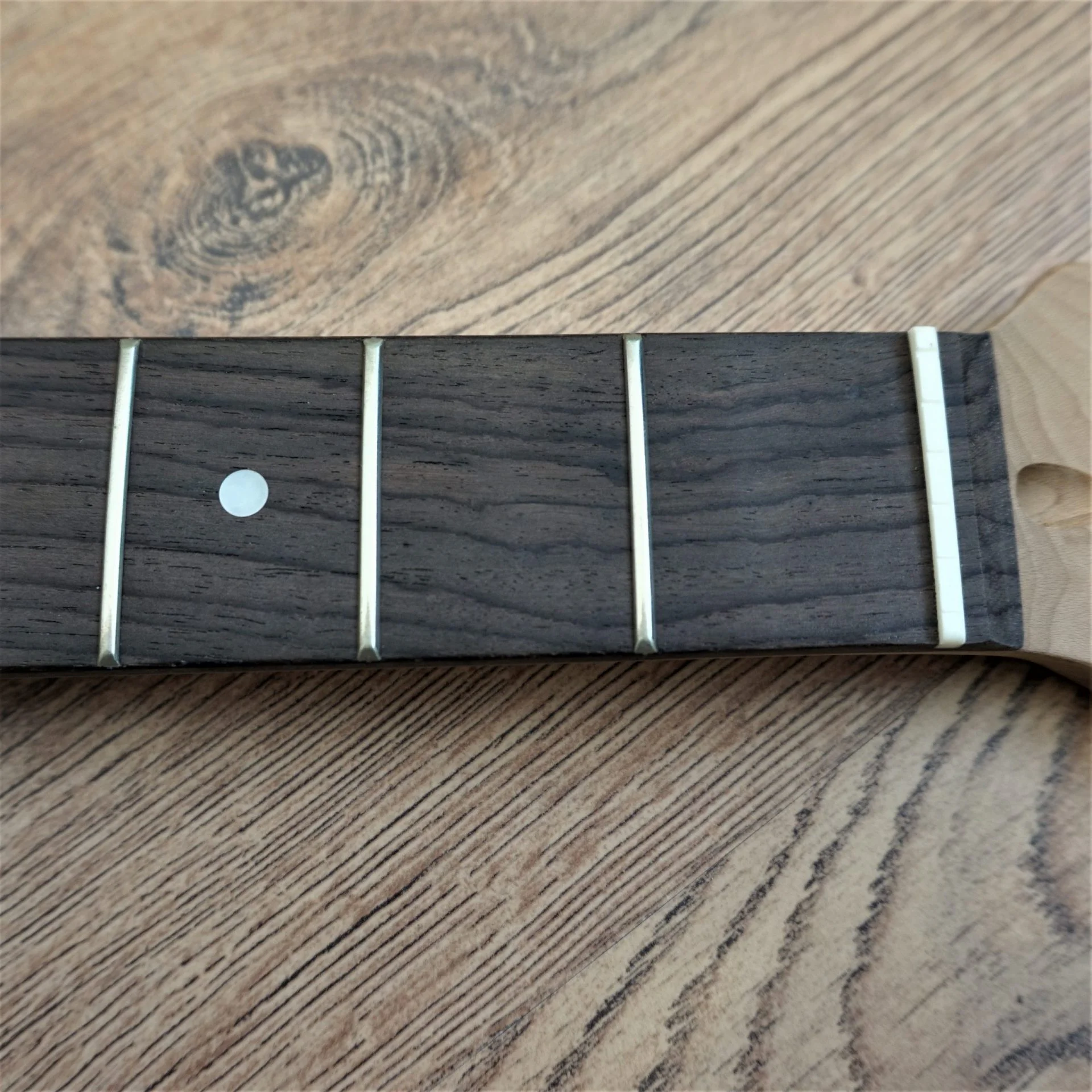 Telecaster Compatible Roasted Maple and Rosewood Guitar Neck Unfinished Paddle Headstock - Image 9