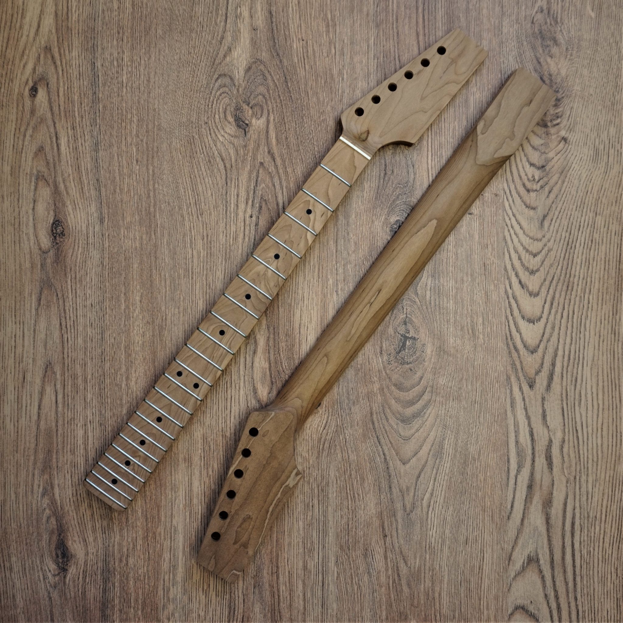 Roasted Maple Tele Telecaster Unfinished Guitar Neck Torrefied Baked