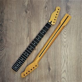 Left Handed Telecaster Compatible Rosewood and Maple Neck 22 Fret Jumbo Satin Nitro