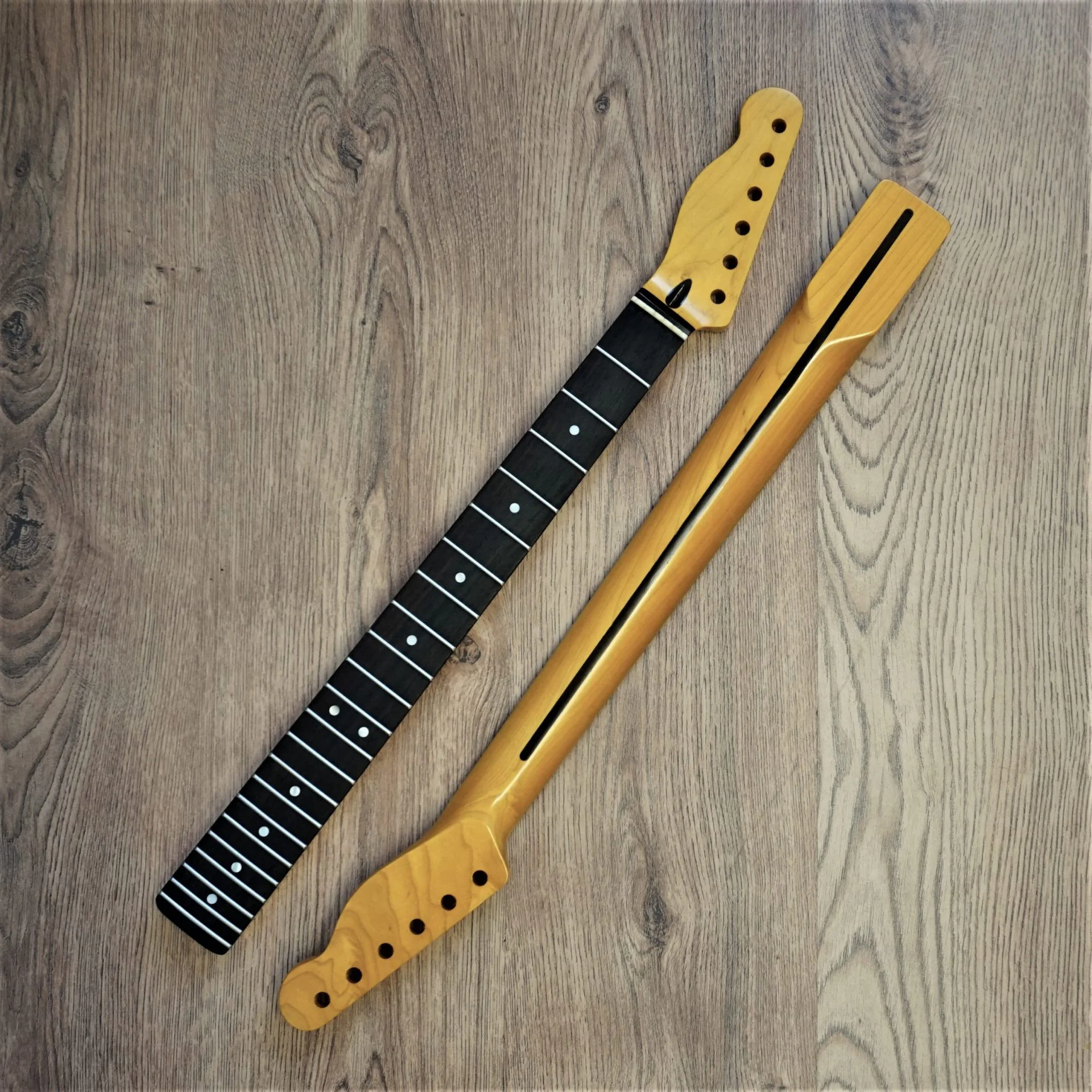 Left Handed Rosewood Telecaster Neck by Guitar Anatomy