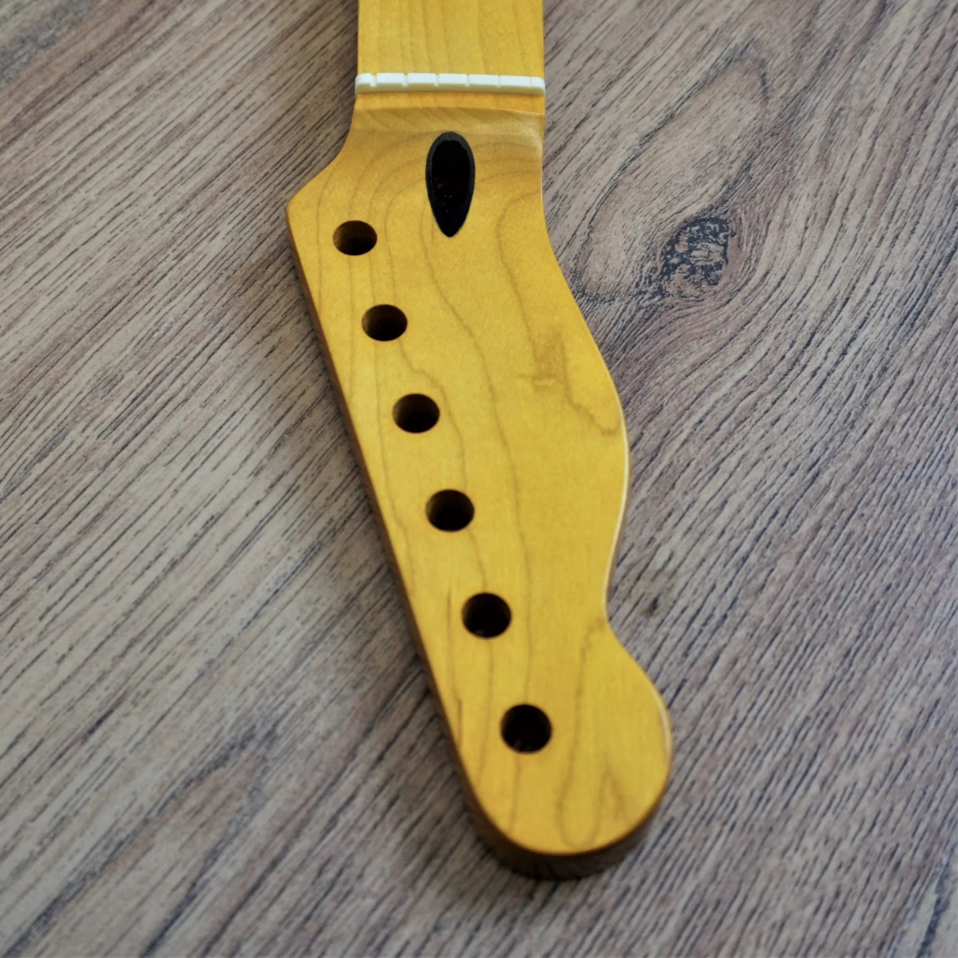 Left Handed Telecaster Compatible Maple Neck 22 Fret Jumbo Satin Nitro - Image 2