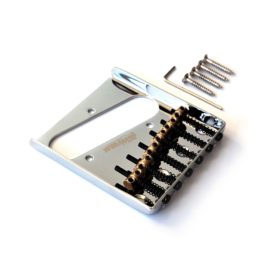 Wilkinson Telecaster Ashtray Bridge - 6 Individual Brass Saddles