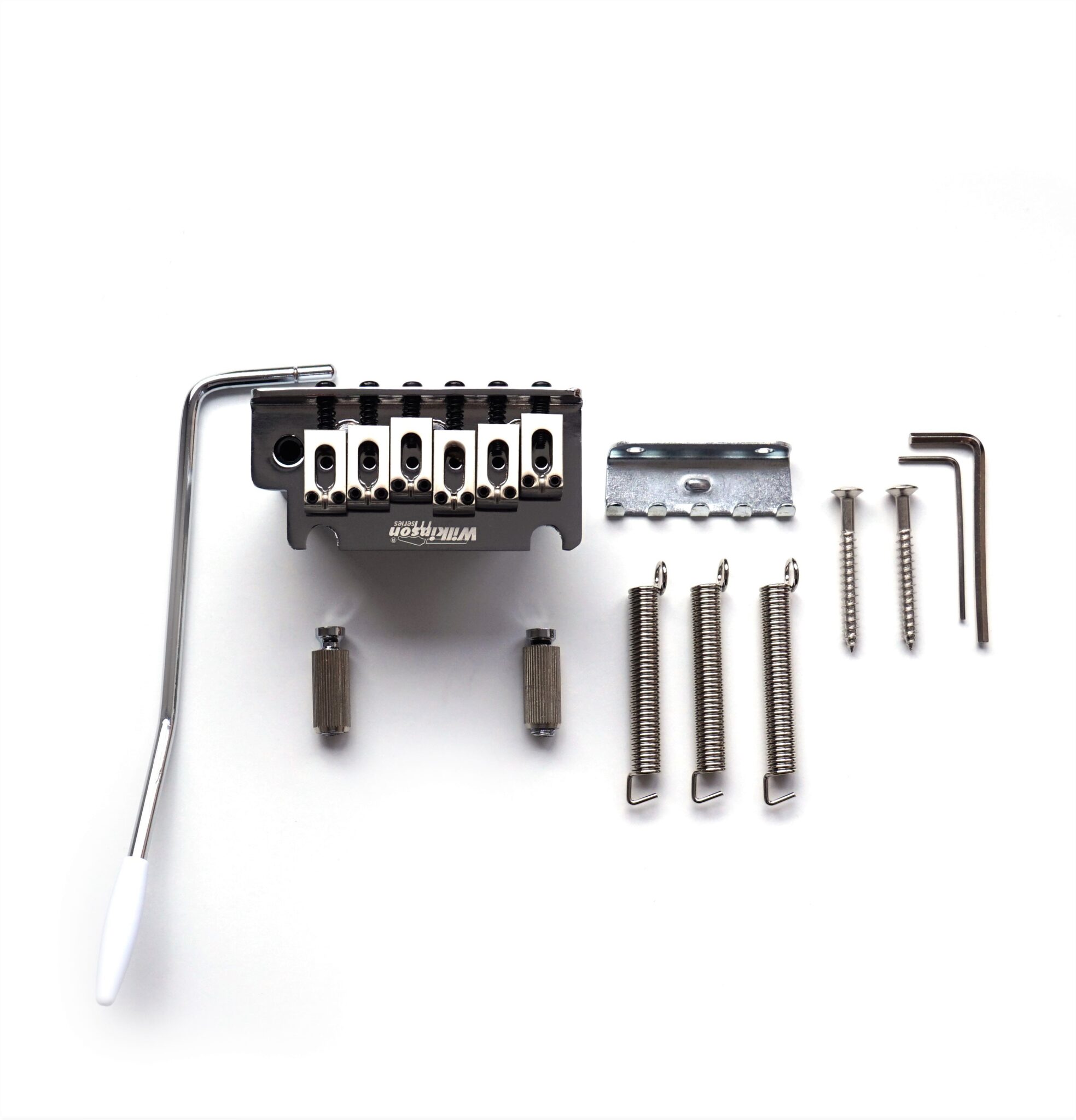 Wilkinson Vintage 2 Post Full Block Tremolo Kit - Chrome | Guitar Anatomy