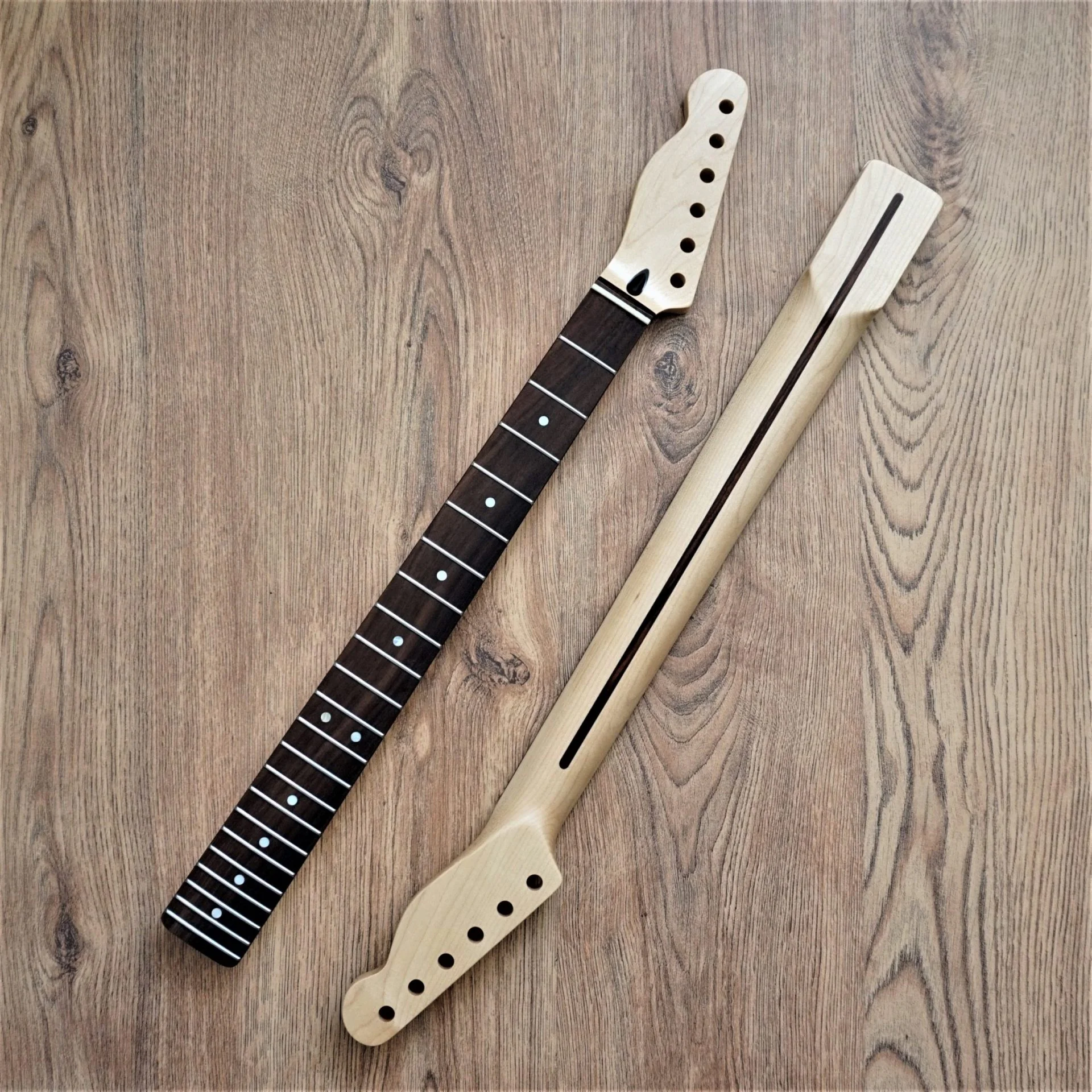 Left Handed Rosewood Telecaster Neck by Guitar Anatomy