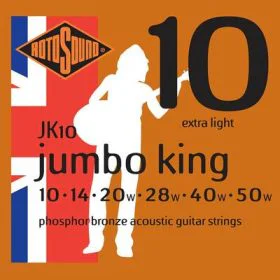 ROTOSOUND - JK10 Phosphor Bronze Acoustic Guitar Strings 10-50
