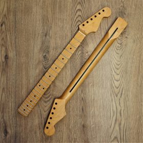 Stratocaster Compatible Maple Neck 22 Fret Jumbo Vintage Satin