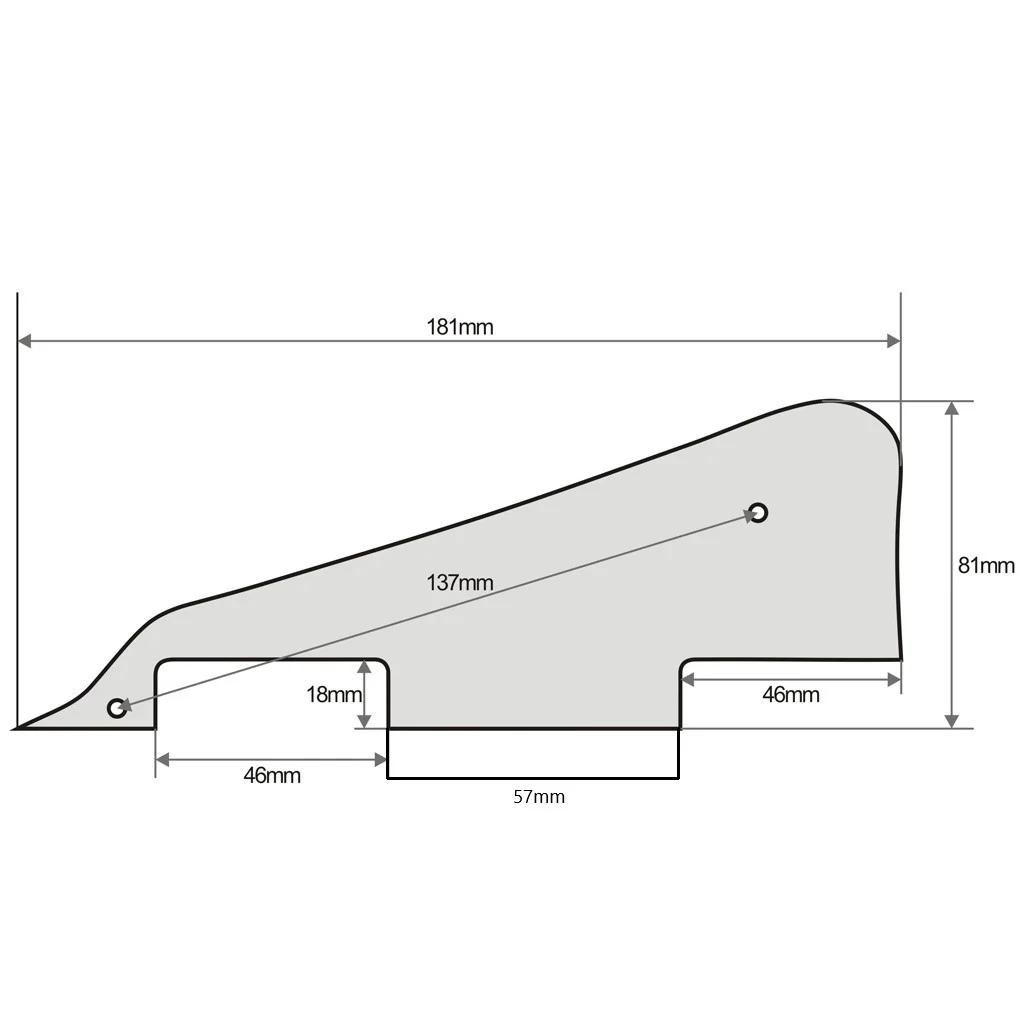 Les Paul Pickguard by Guitar Anatomy
