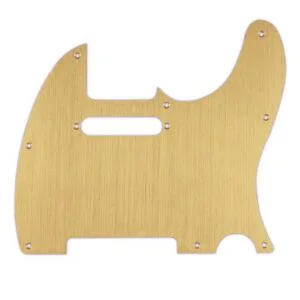 Brushed Aluminium Scratchplate By Guitar Anatomy