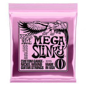 Ernie Ball Guitar Strings - MEGA SLINKY 10.5-48