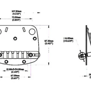 Mustang Tremolo Unit | Guitar Anatomy
