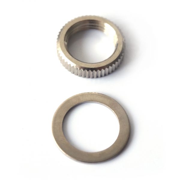 Nut and Washer set to fit Epiphone and Gibson Toggle switches by Guitar Anatomy