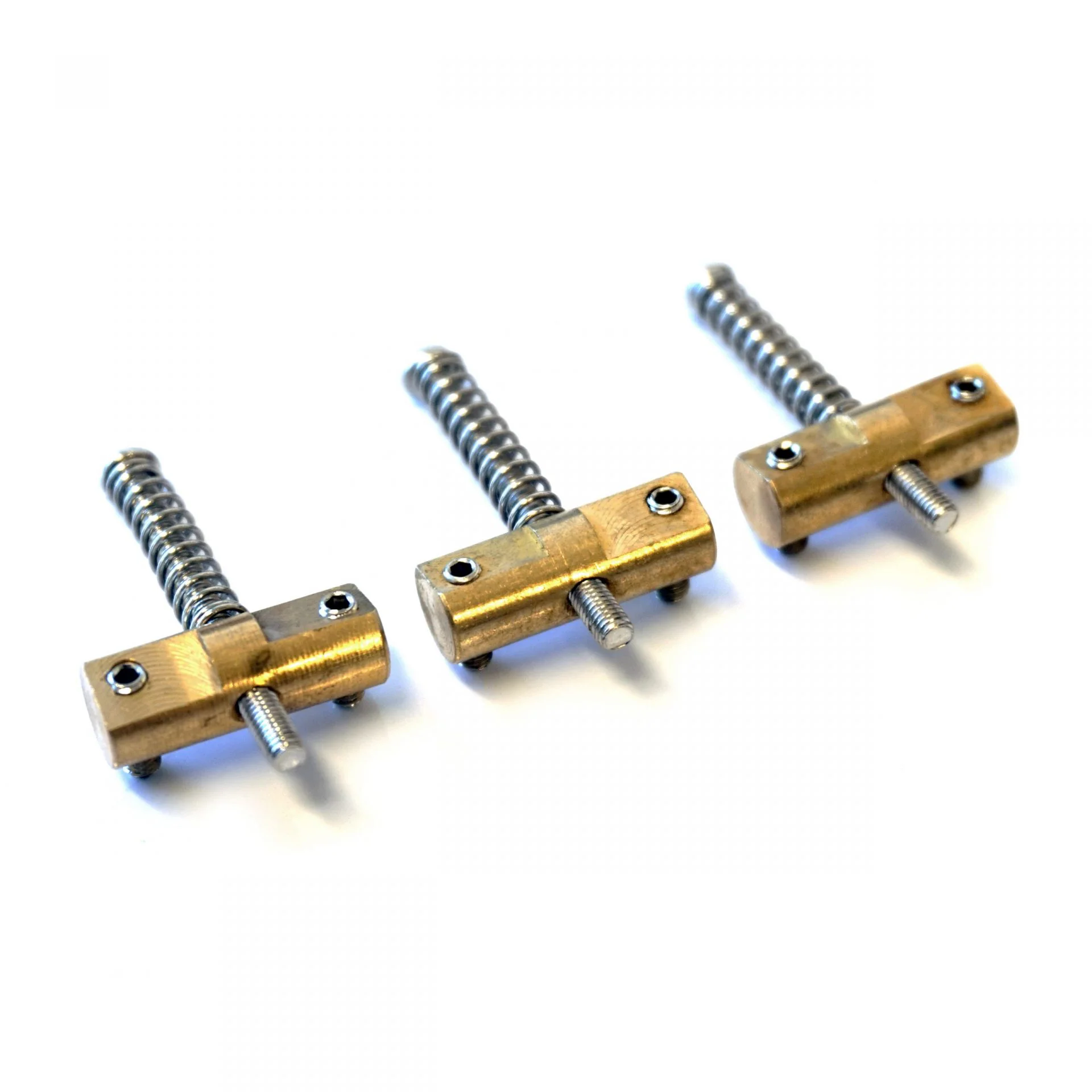 Compensated Brass Saddles by Guitar Anatomy