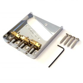 Wilkinson Telecaster Tele Ashtray Bridge WTB - Compensated Brass Saddles
