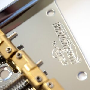 Wilkinson Telecaster Ashtray Bridge with Brass Compensated Saddles WTB by Guitar Anatomy
