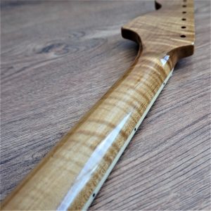 Roasted Flame Maple Stratocaster Guitar neck by Guitar Anatomy