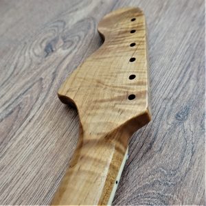 Roasted Flame Maple Stratocaster Guitar neck by Guitar Anatomy