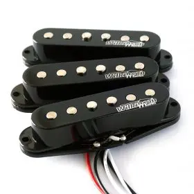 Wilkinson WOVS Vintage Single Coil Pickup for Stratocaster Guitars - Black (Full Set)