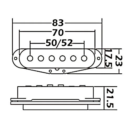 Wilkinson WOVS Vintage Single Coil Pickup for Stratocaster Guitars - Image 5