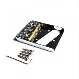 Telecaster Ashtray Bridge with string ferrules by Guitar Anatomy